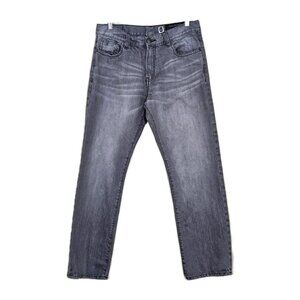 Marc Ecko Jeans Men 34 Gray Straight Leg Pockets Cotton Hippie Grunge Streetwear